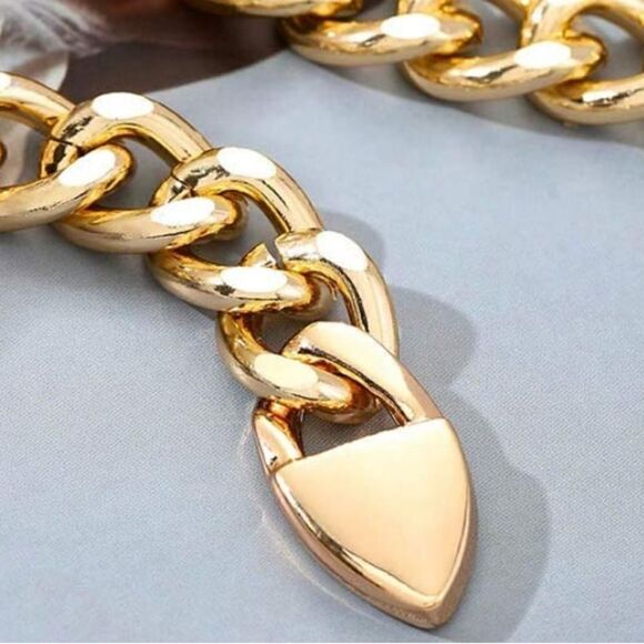 Gold Colored Chain Belt  main image 6